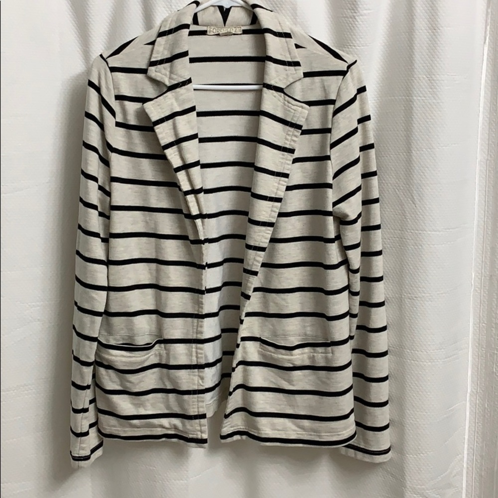 Forever 21 Striped Blazer